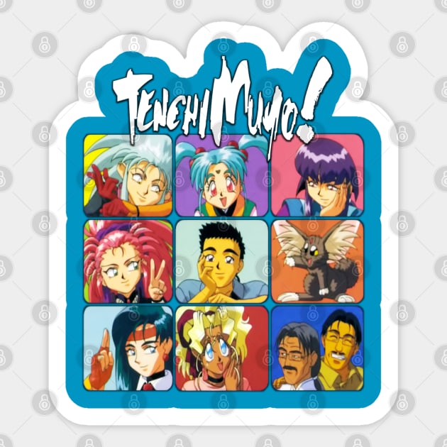 The Tenchi Bunch Sticker by Tenchiforum